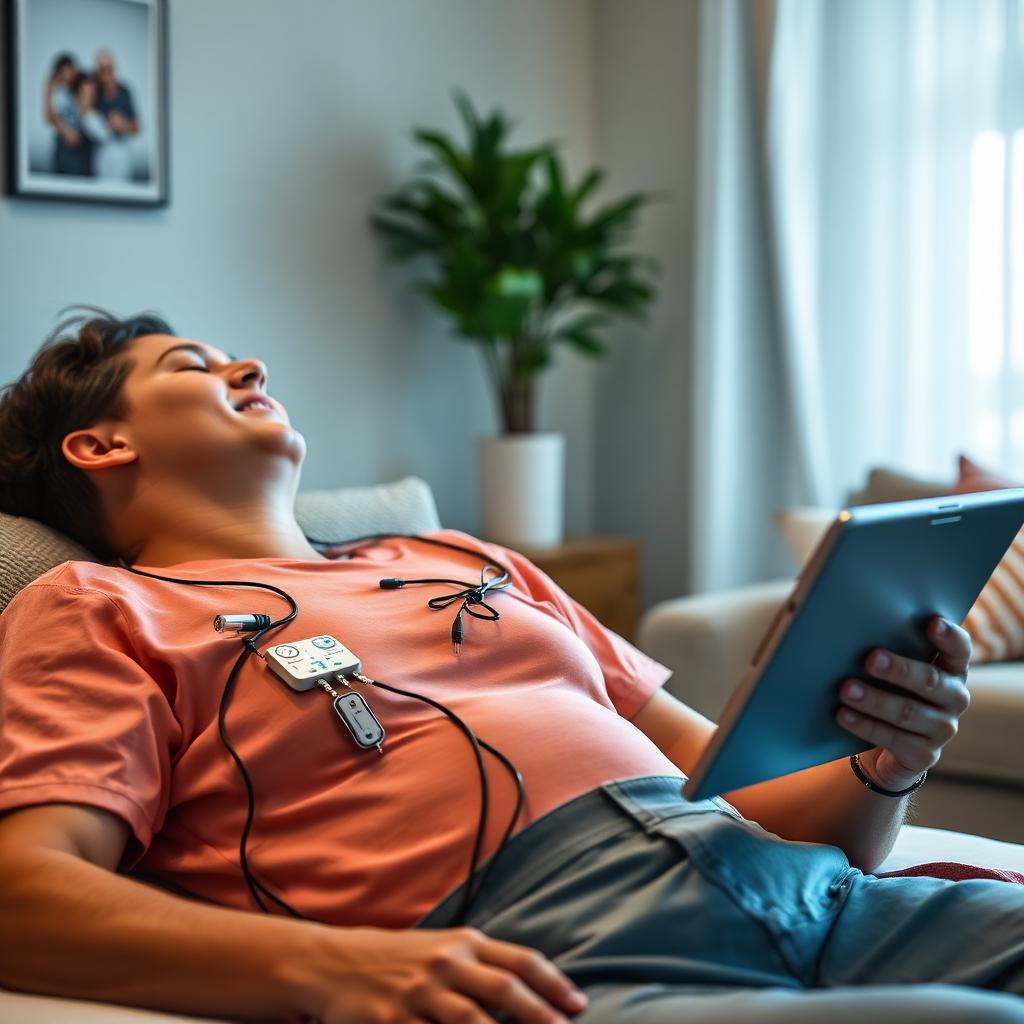 Diagnostica a Domicilio Elettrocardiogramma ECG eseguito a domicilio con dispositivo portatile